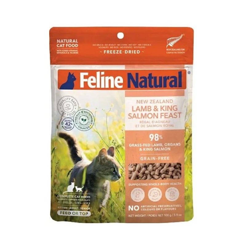 K9ナチュラル FL ラム＆キングサーモン・フィースト 100ｇ