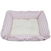 小泉ライフテックス レトロギンガムスクエアベッド ピンク M