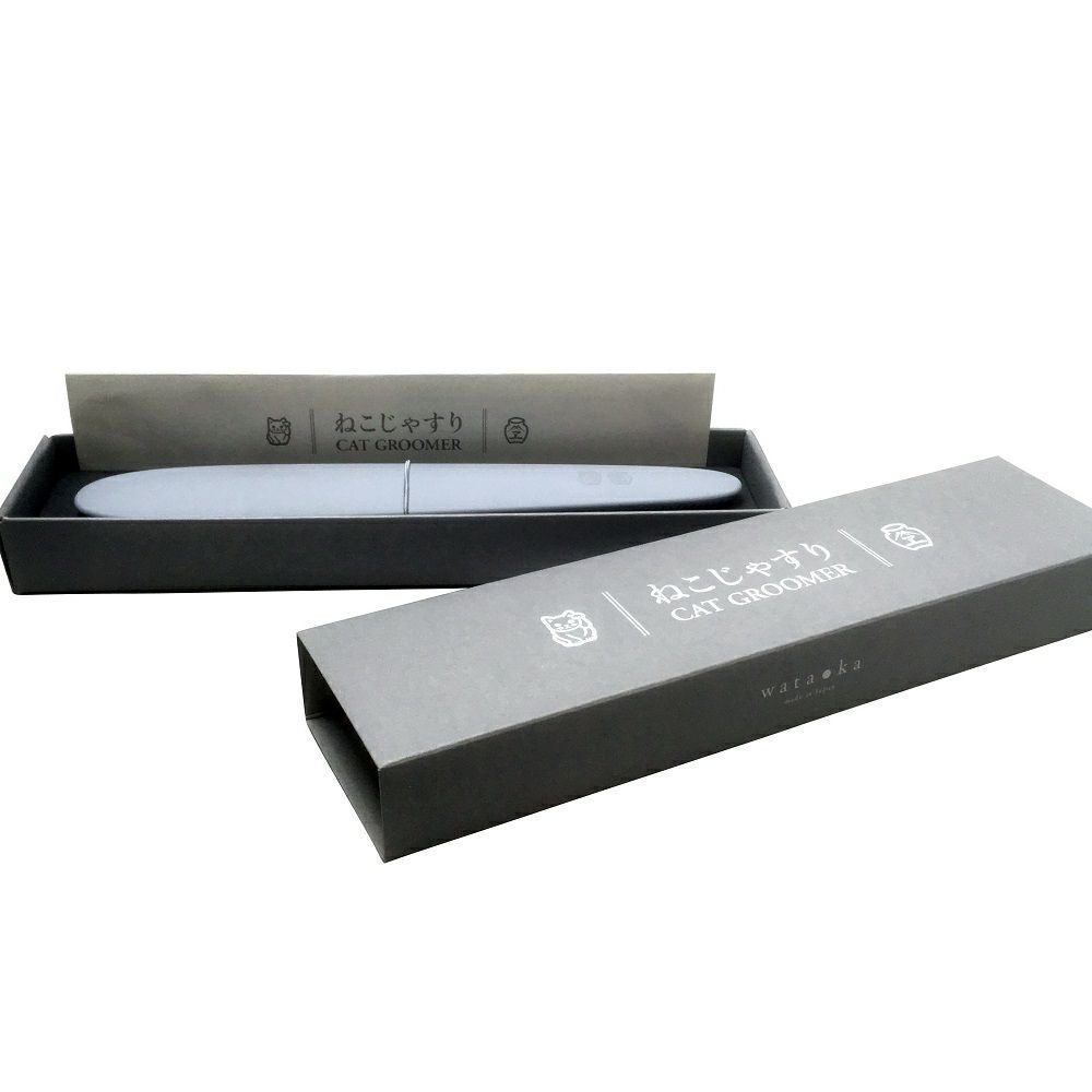 ワタオカ ねこじゃすり グレー
