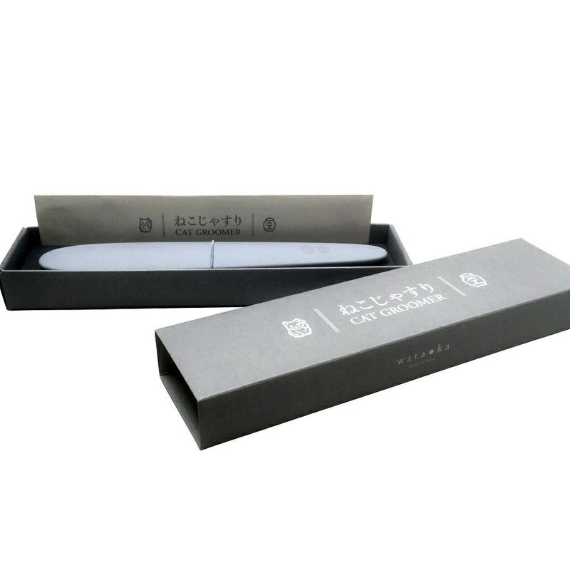 ワタオカ ねこじゃすり グレー