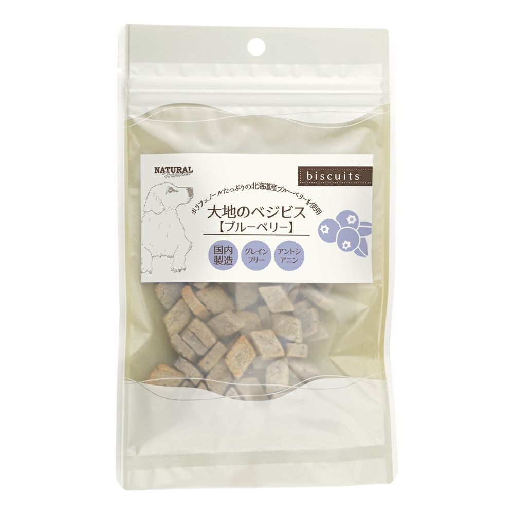 ナチュラルハーベスト 大地のベジビス ブルーベリー 45g