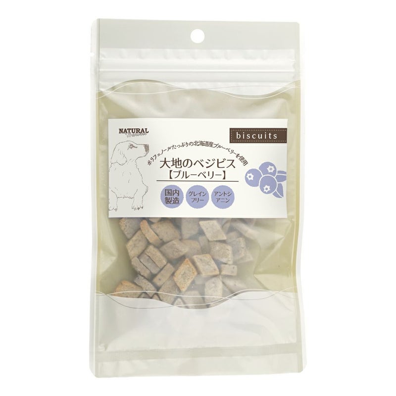 ナチュラルハーベスト 大地のベジビス ブルーベリー 45g