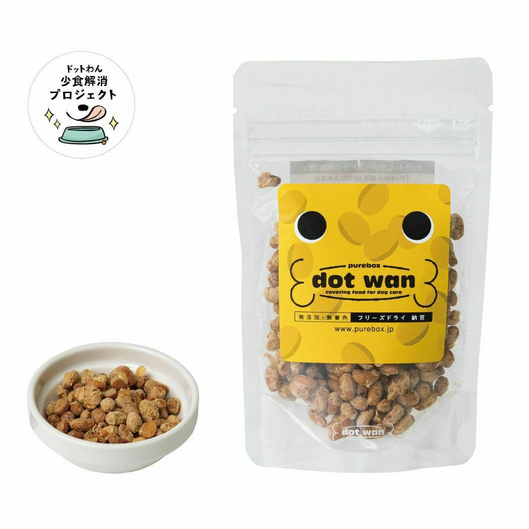 ドットわん フリーズドライ納豆 25g | P2 ONLINE STORE