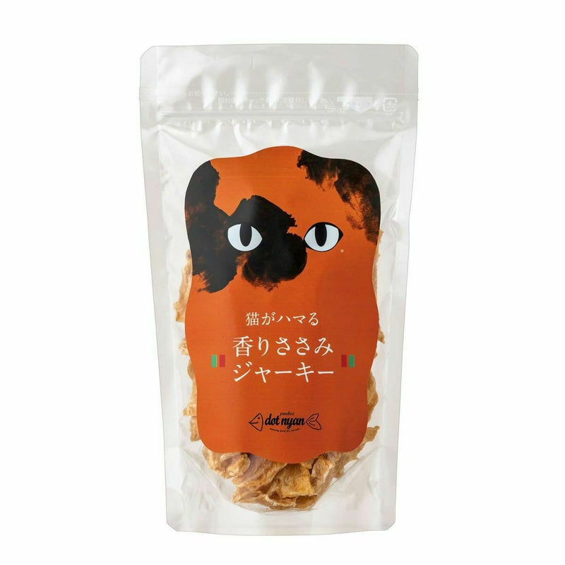 ドットにゃん 香りささみジャーキー 70g