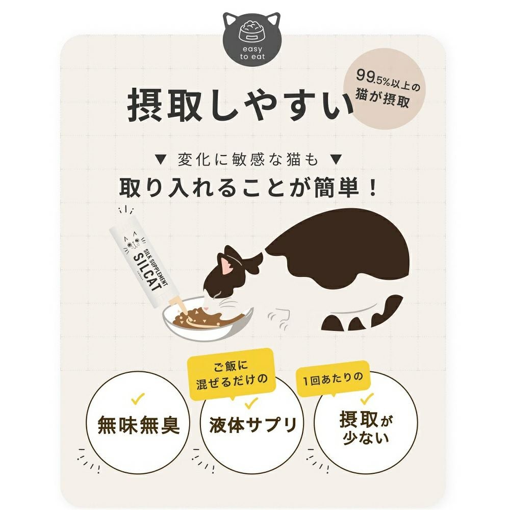  NEXT NEW WORLD 猫用シルクサプリメント シルキャット 3g×30包