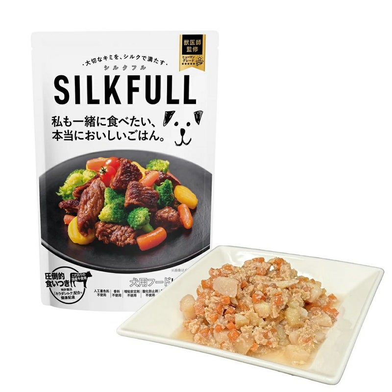 NEXT NEW WORLD 犬用 シルクフル ビーフ味 100g