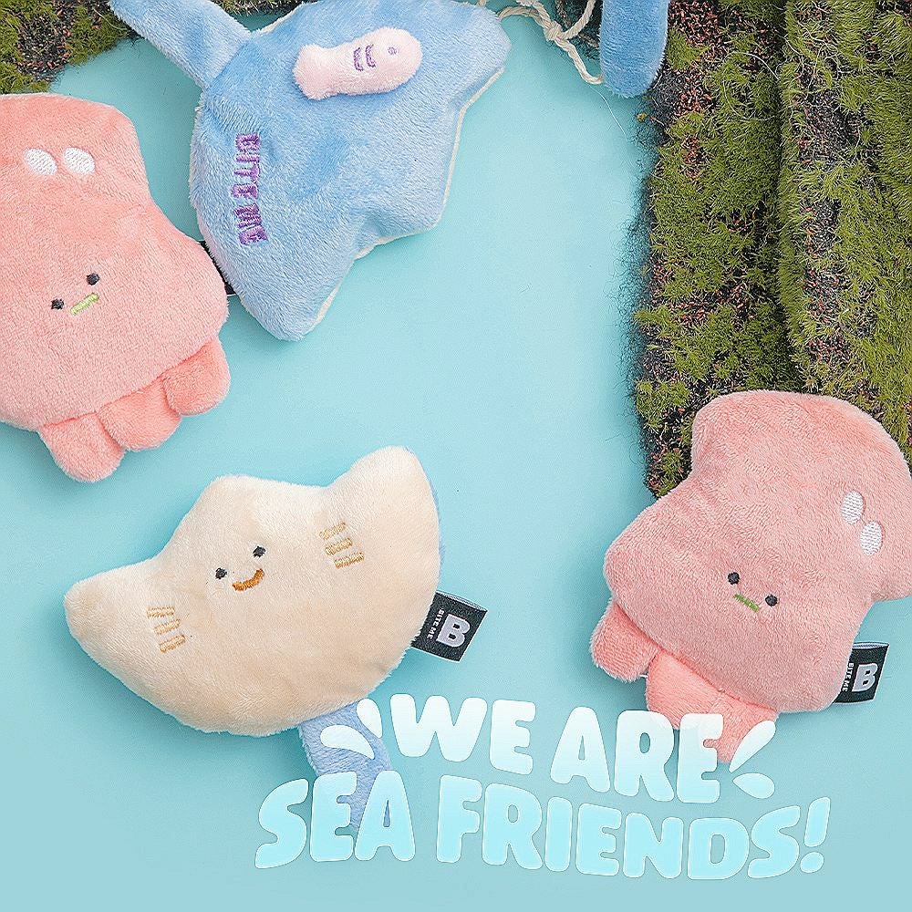 BITE ME 海のお友だち エイ&イカ