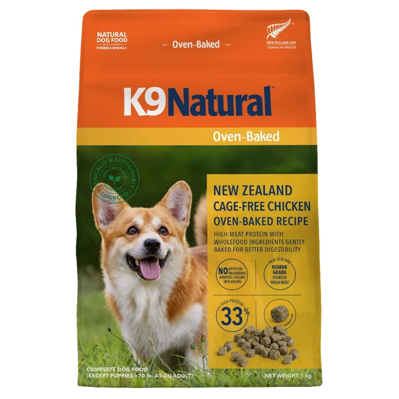 K9ナチュラル チキン・オーブンベイクド 1ｋｇ