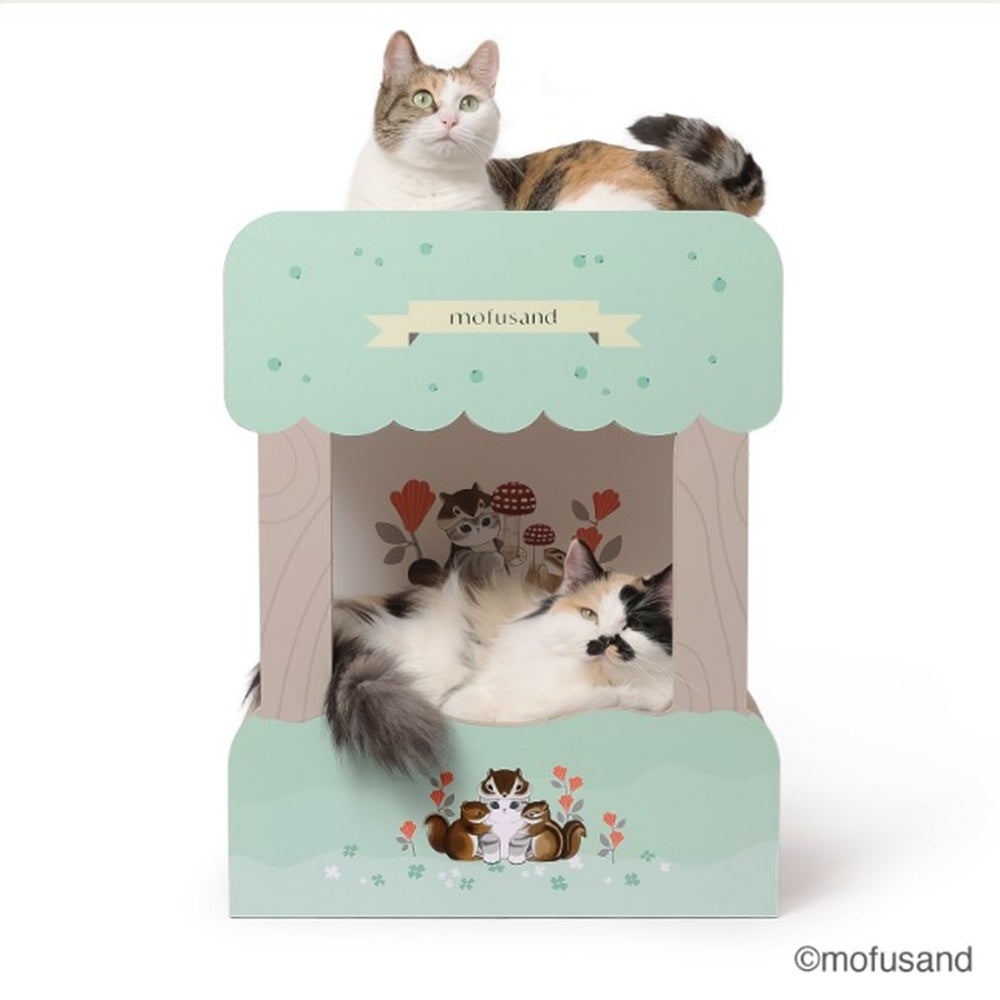 猫壱 【mofusand】バリバリダイカット（猫の二段ベッド）