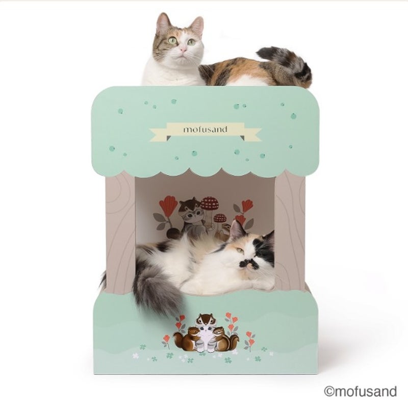 猫壱 【mofusand】バリバリダイカット（猫の二段ベッド）