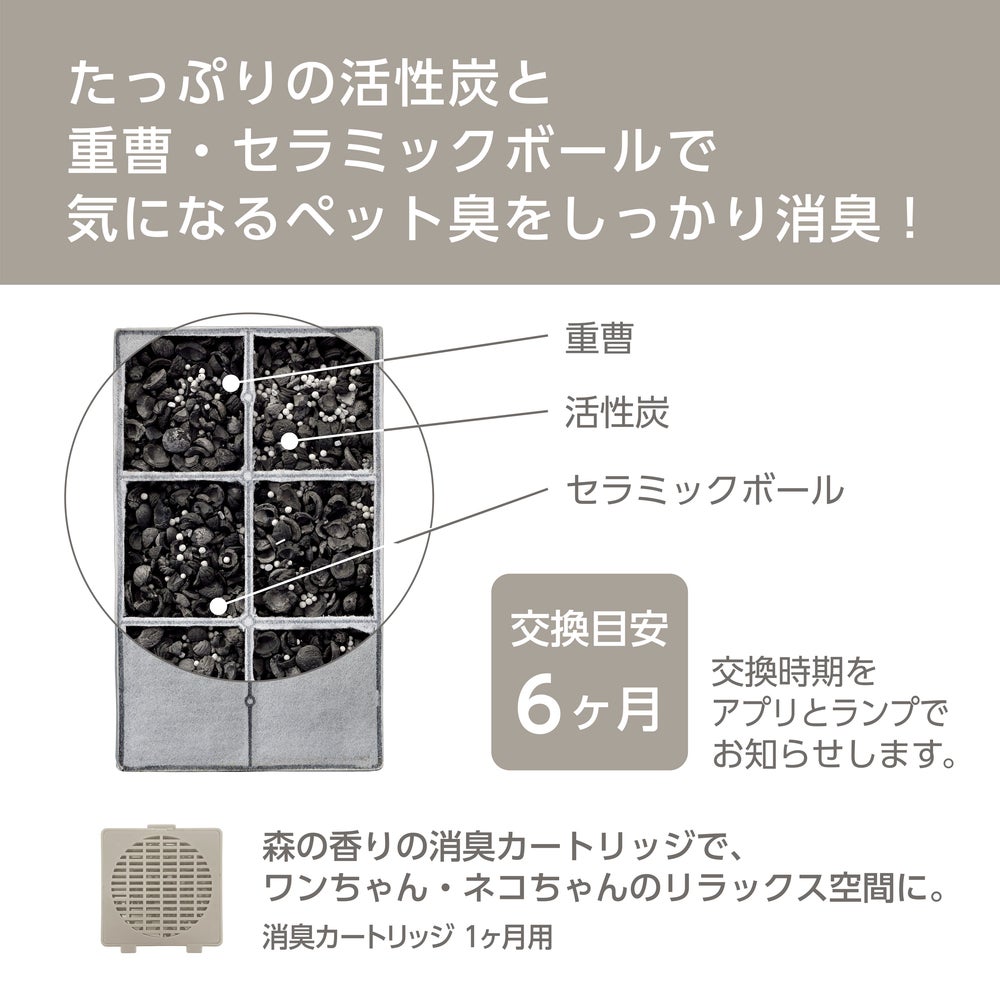 GEX PURE PET AIR CLEANER PPAC01-WH ペット用集毛・消臭機